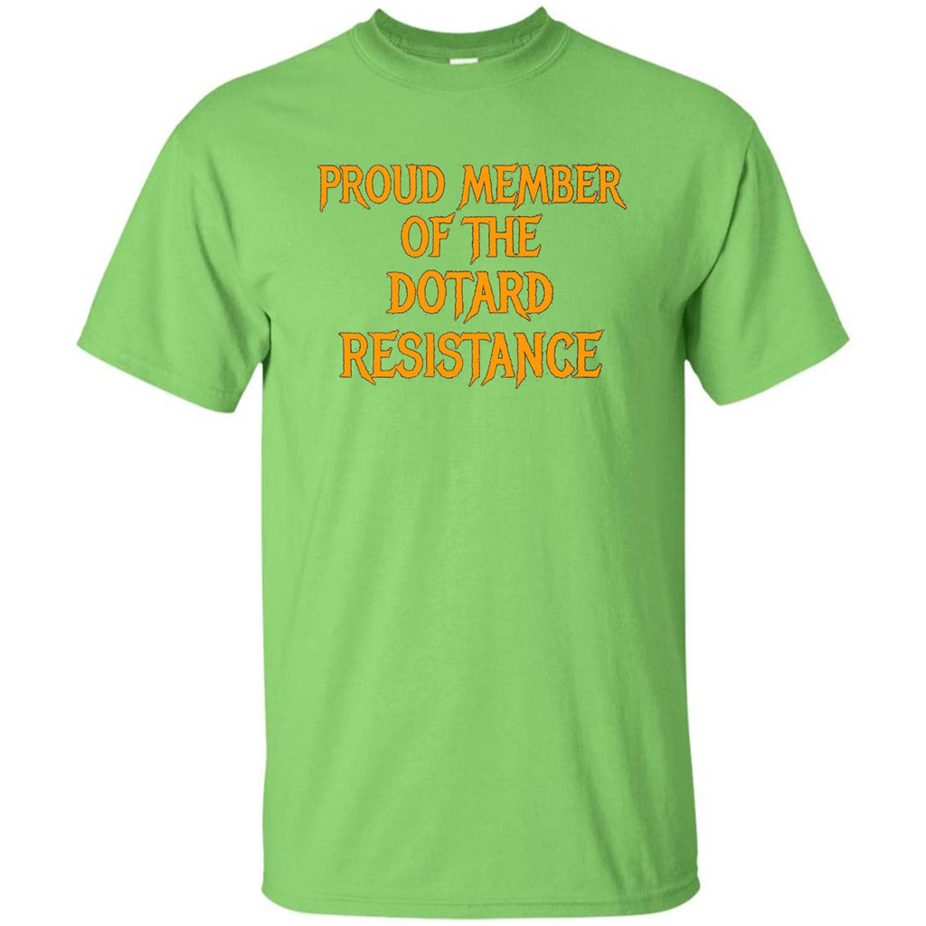 American President T-shirt Proud Member Of The Dotard Resistance T-shirt Lime