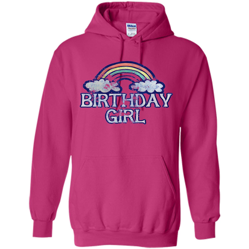 Birthday Girl Rainbow T-shirt Heliconia