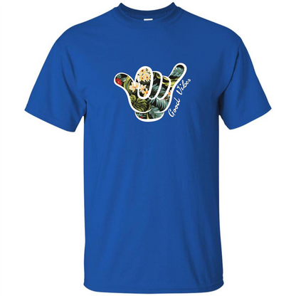 Shaka Good Vibes T-shirt Royal
