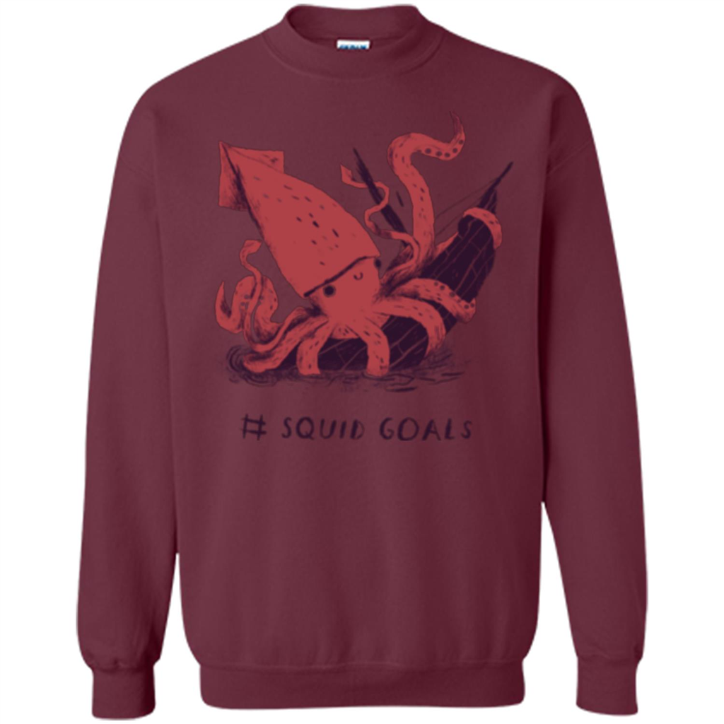 Squid Goals T-shirt Squad Goals T-shirt Maroon