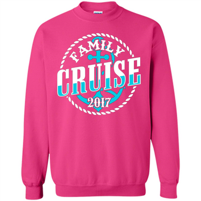 Family Cruise 2017 T-shirt Summer Vacation T-shirt Heliconia