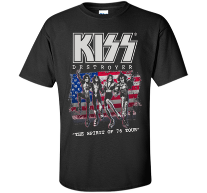 Kiss Destroyer The Spirit Of 76 T-shirt Black
