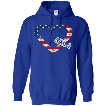Independence Day T-shirt Love USA Royal