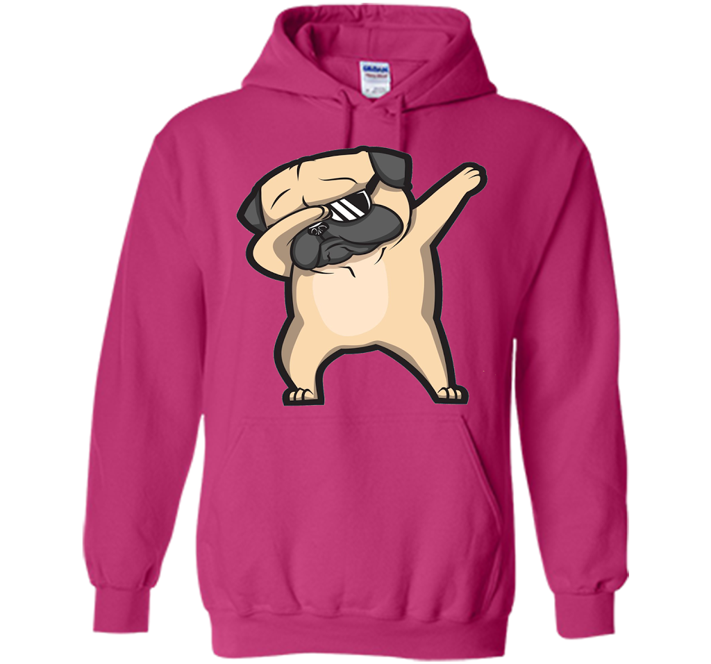 Dabbing Pug Shirt - Cute Funny Dog Dab T-Shirt t-shirt Heliconia