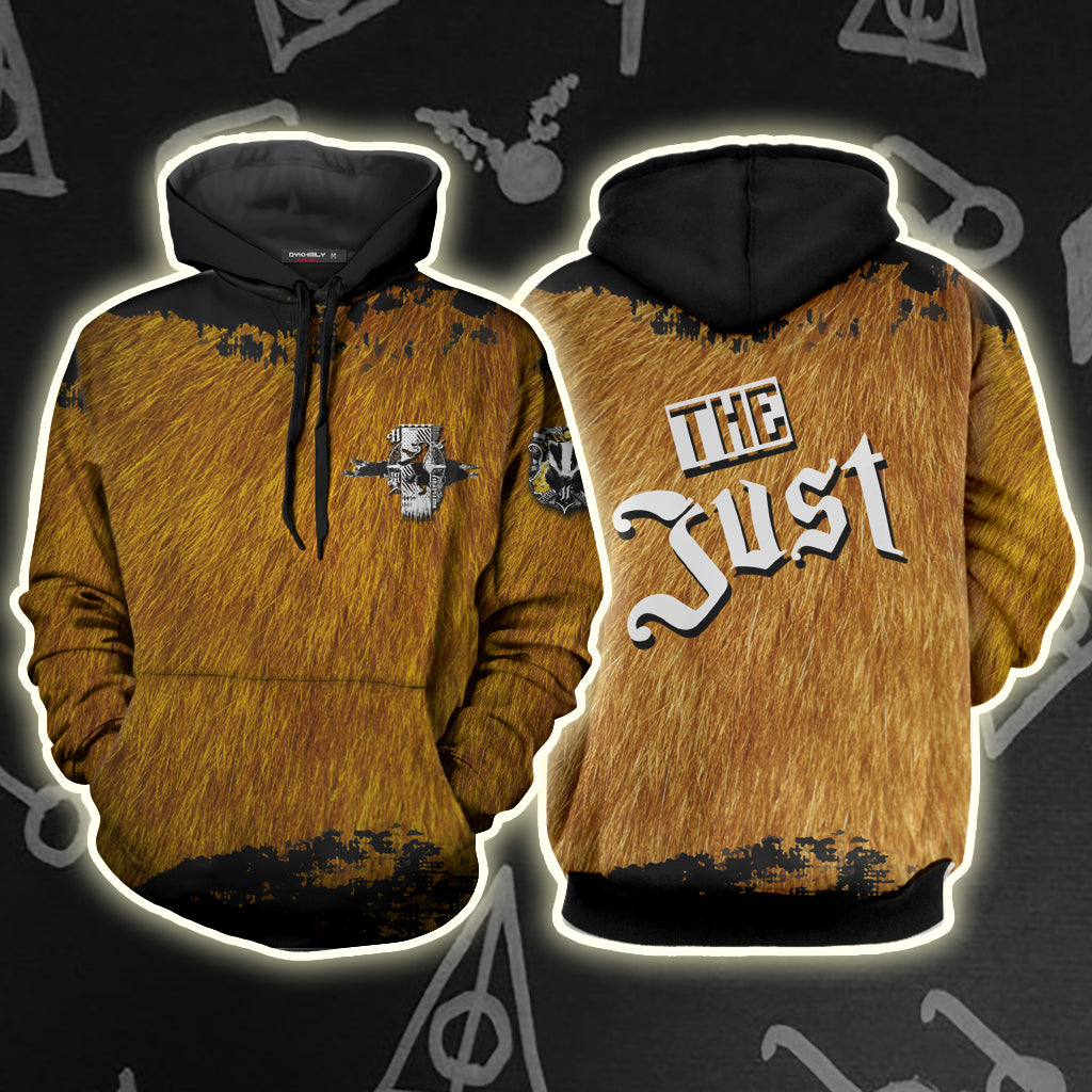 The Just Hufflepuff Harry Potter 3D Hoodie
