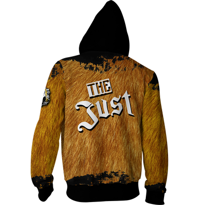 The Just Hufflepuff Harry Potter Zip Up Hoodie