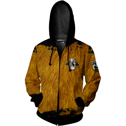 The Just Hufflepuff Harry Potter Zip Up Hoodie