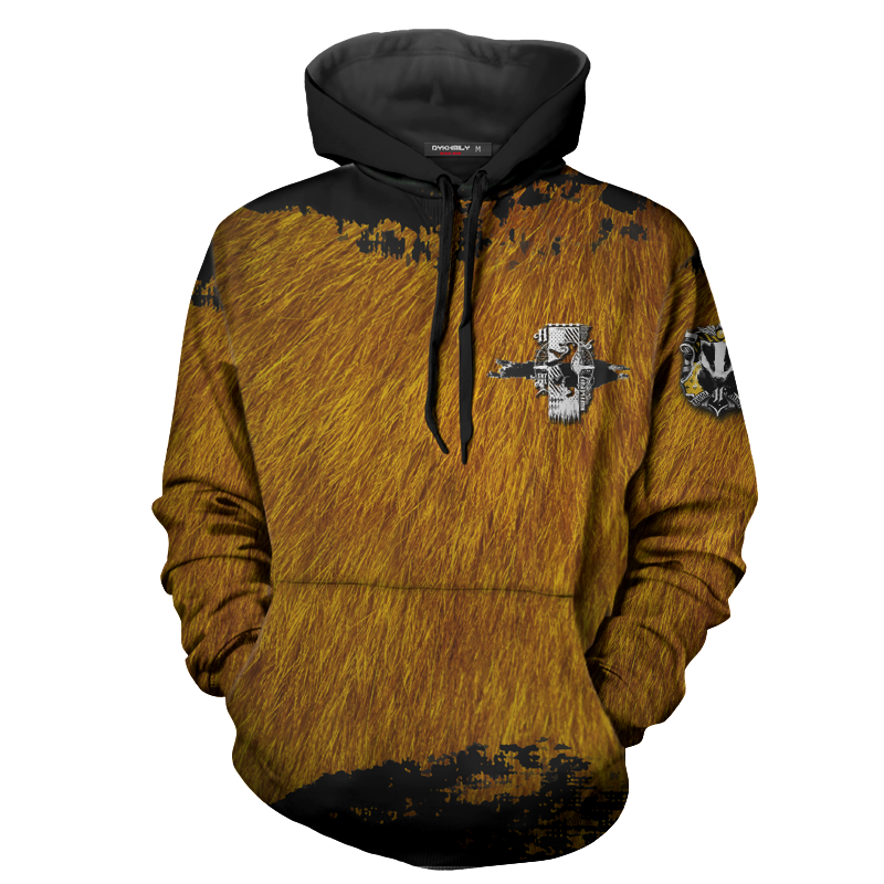The Just Hufflepuff Harry Potter 3D Hoodie