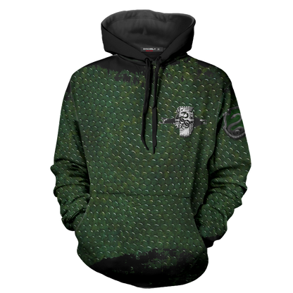 The Cunning Slytherin Harry Potter 3D Hoodie