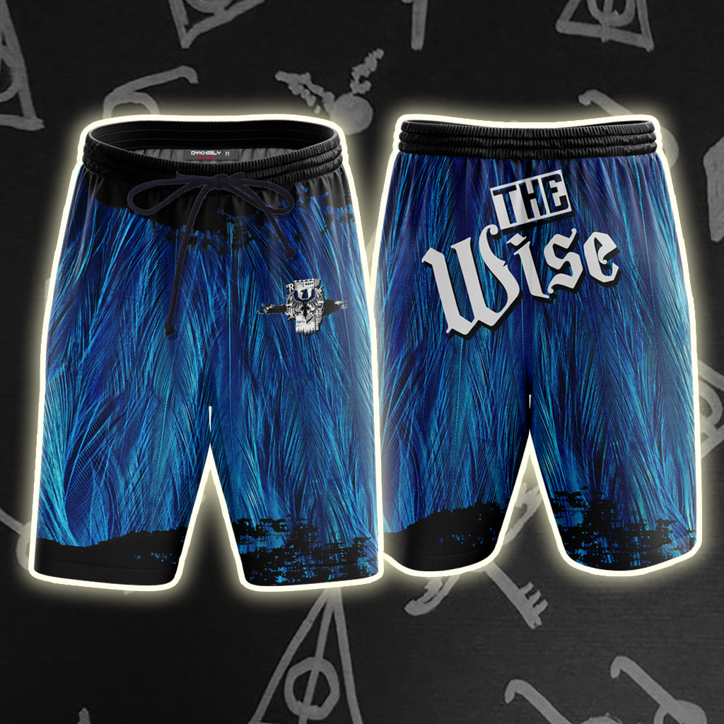 The Wise Ravenclaw Harry Potter Beach Short
