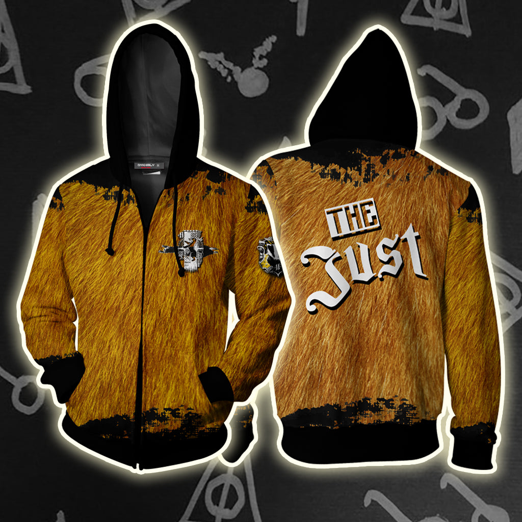 The Just Hufflepuff Harry Potter Zip Up Hoodie