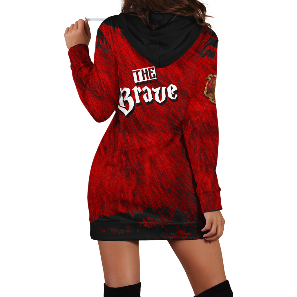 The Brave Gryffindor Harry Potter 3D Hoodie Dress