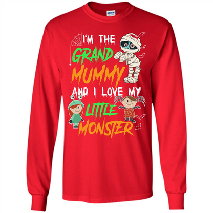Halloween T-shirt Grand Mummy T-shirt Red