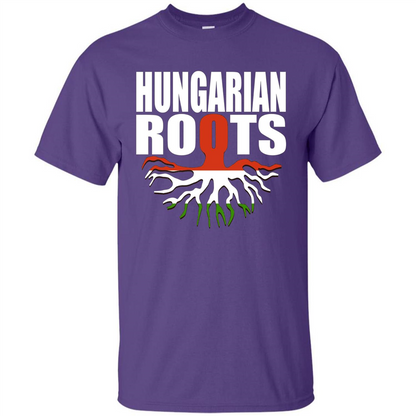 Hungarian Roots T-shirt Purple
