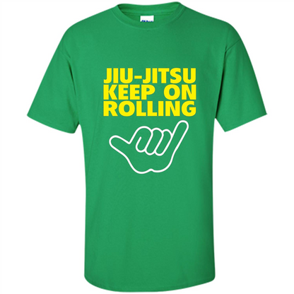 JIU JITSU KEEP ON ROLLING T-SHIRT Irish Green
