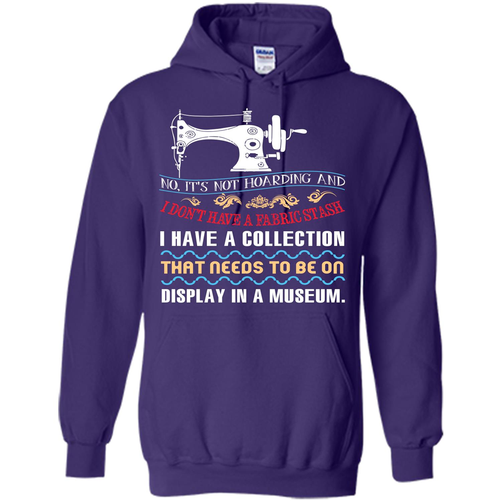 Sewing Machine T-shirt I Don’t Have A Fabric Stash T-shirt Purple