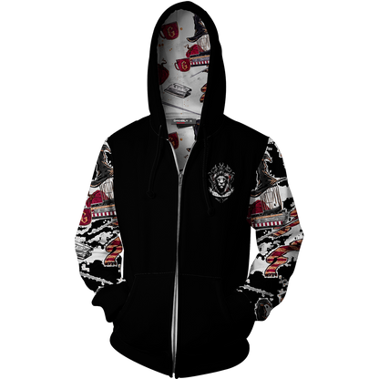 The Gryffindor Lion Harry Potter New Collection Zip Up Hoodie