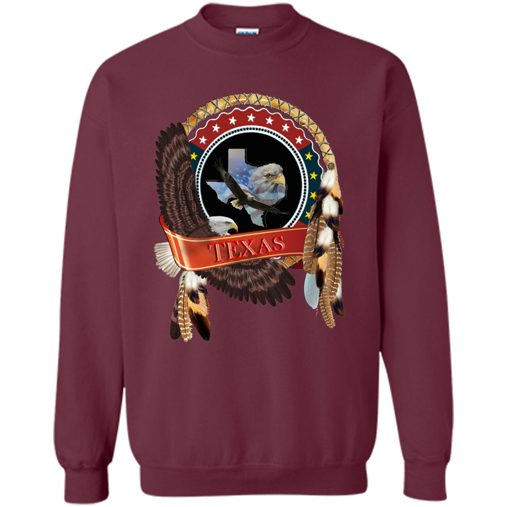 Dream Catcher Texas Art T-shirt Maroon