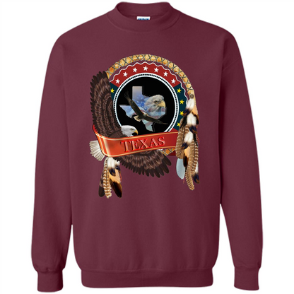Dream Catcher Texas Art T-shirt Maroon