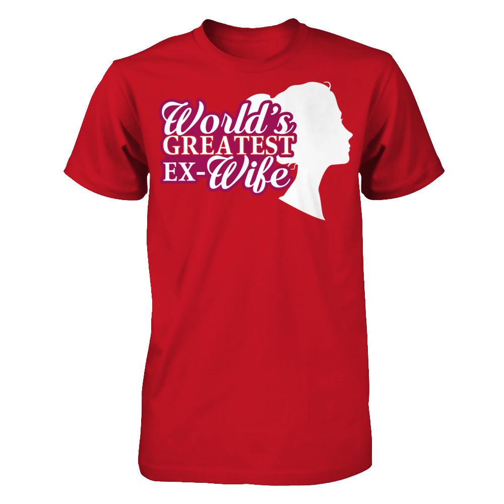 World's Greatest Ex-Wife Gildan - Short Sleeve Tee Red