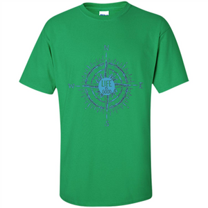 Life is Good - Compass Rose Nautical Sailing T-shirt