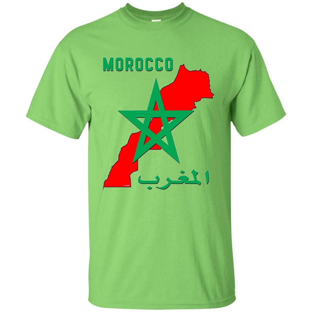 Morocco Moroccan T-shirt Lime