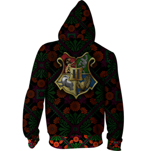 Gryffindor House Harry Potter New Collection Zip Up Hoodie