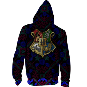 Ravenclaw House Harry Potter New Collection Zip Up Hoodie