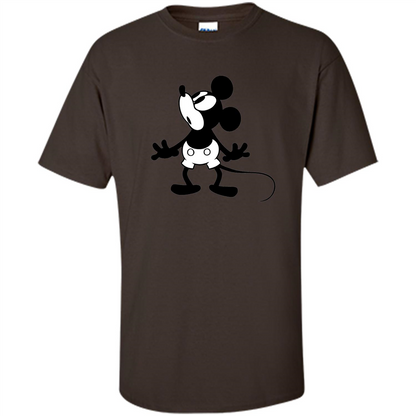 Disney Classic Mickey Mouse Graphic T-shirt Dark Chocolate
