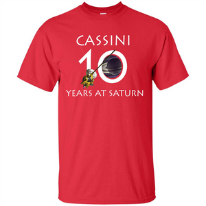 Cassini Grand Finale T-shirt Cassini 10 Years At Saturn T-shirt