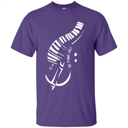 Pianist T-shirt The Piano Girls T-shirt Purple