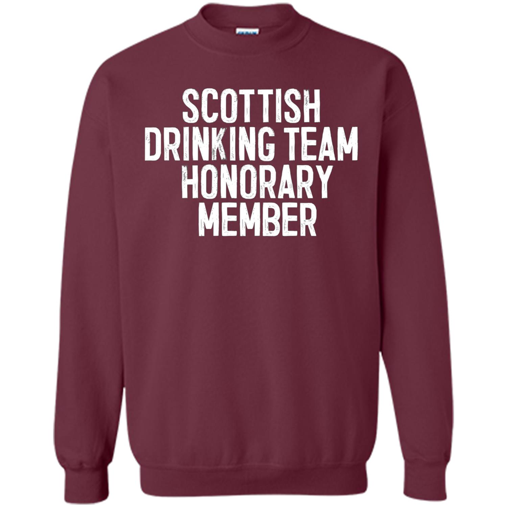 Scottish Drinking Team Honorary Member T-Shirt Maroon