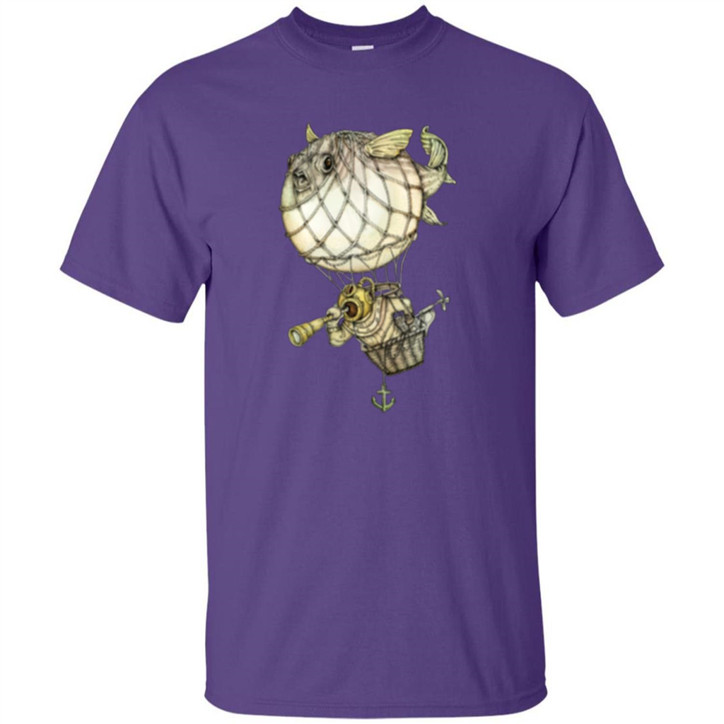 Blowfish T-shirt Captive Balloon T-shirt Purple
