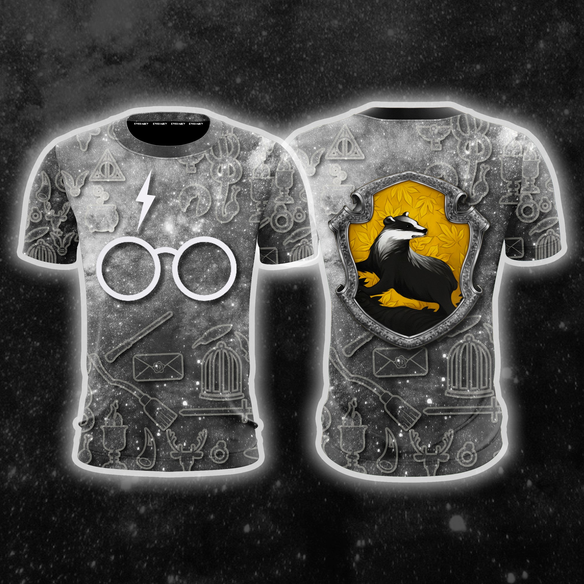 Hufflepuff Logo Harry Potter New Collection Unisex 3D T-shirt