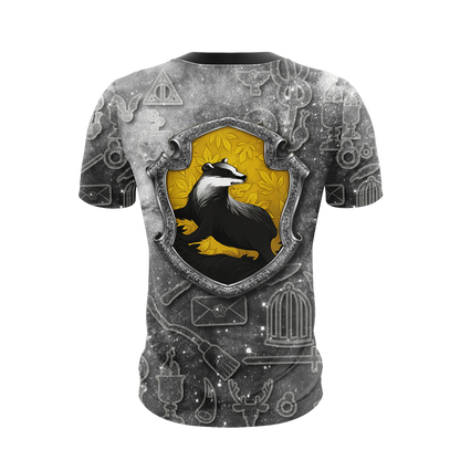 Hufflepuff Logo Harry Potter New Collection Unisex 3D T-shirt
