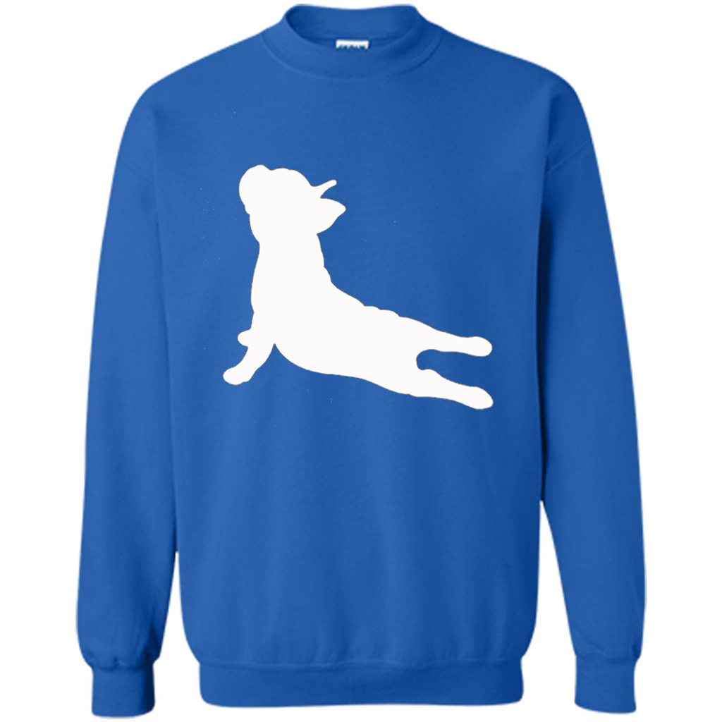 French Bulldog Yoga T-shirt Royal