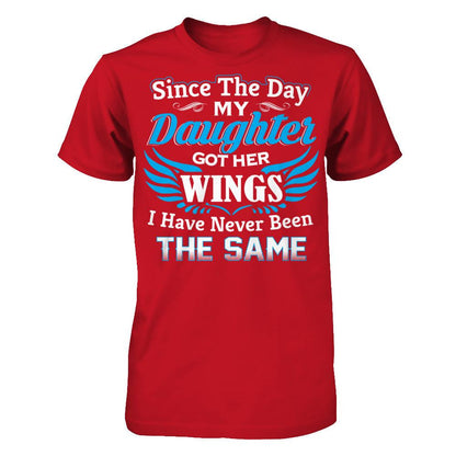 Since The Day My Daughter Got Her Wings - I Have Never Been The Same Gildan - Short Sleeve Tee Red