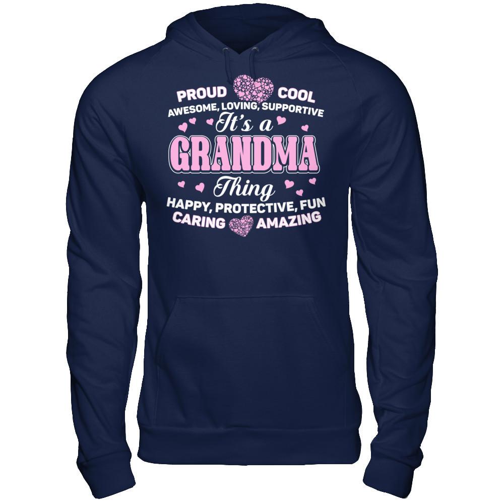 Itäó»s A Grandma Thing Gildan - Pullover Hoodie Navy