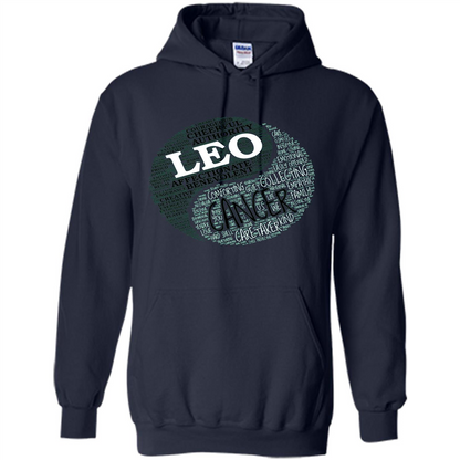 Zodiac Facts T-shirt Women Leo and Cancer T-shirt Navy