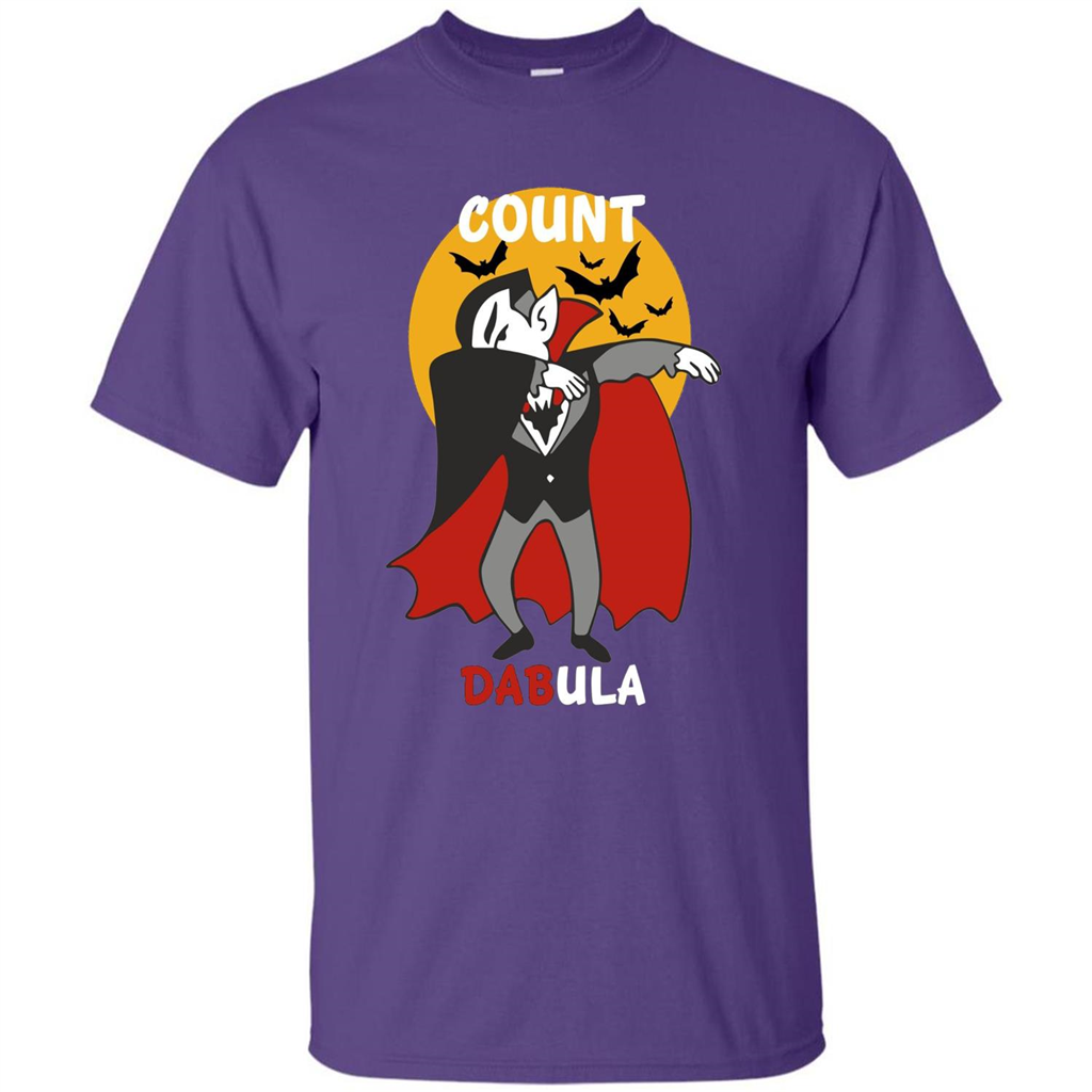 Count Dabula Dabbing Halloween T-shirt Purple