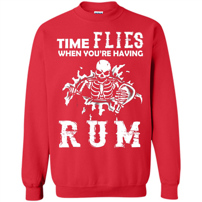 Rum T-shirt Time Flies When You're Having Rum