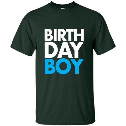 Birth Day Boy T-shirt Forest Green