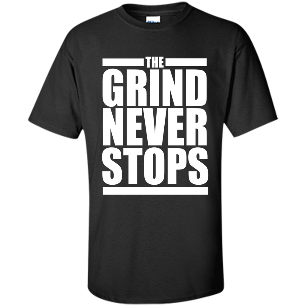The Grind Never Stops T-shirt Black