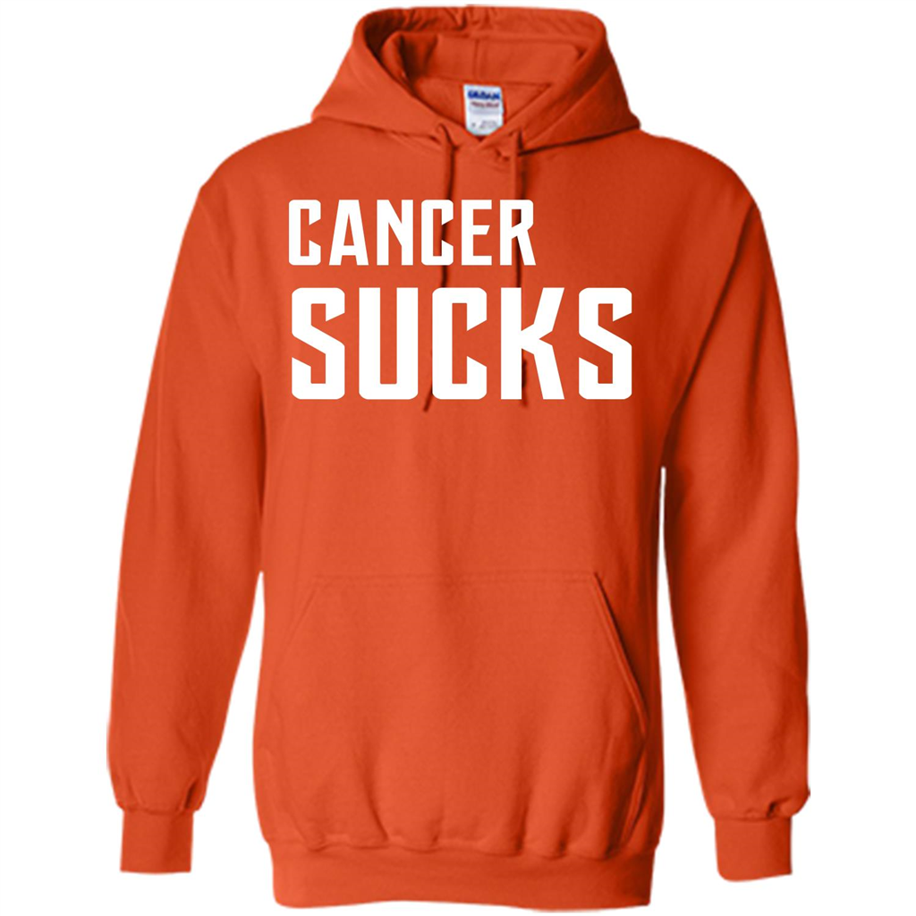 Cancer Sucks T-shirt Orange