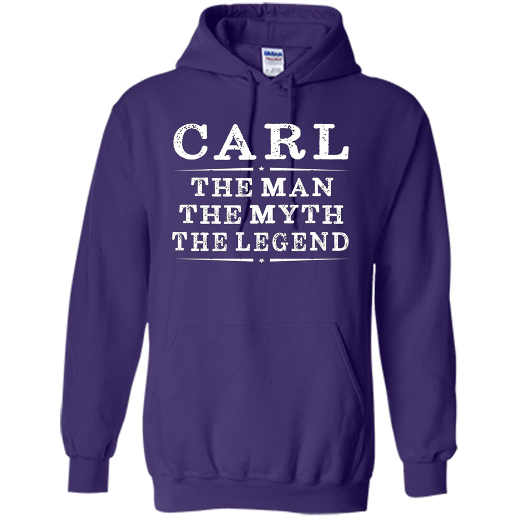 Carl The Man The Myth The Legend T-shirt Purple