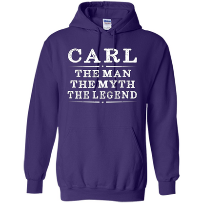 Carl The Man The Myth The Legend T-shirt Purple