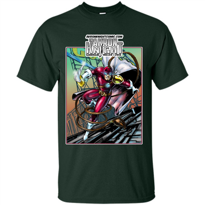 The Akron Knight Comic T-shirt Forest Green