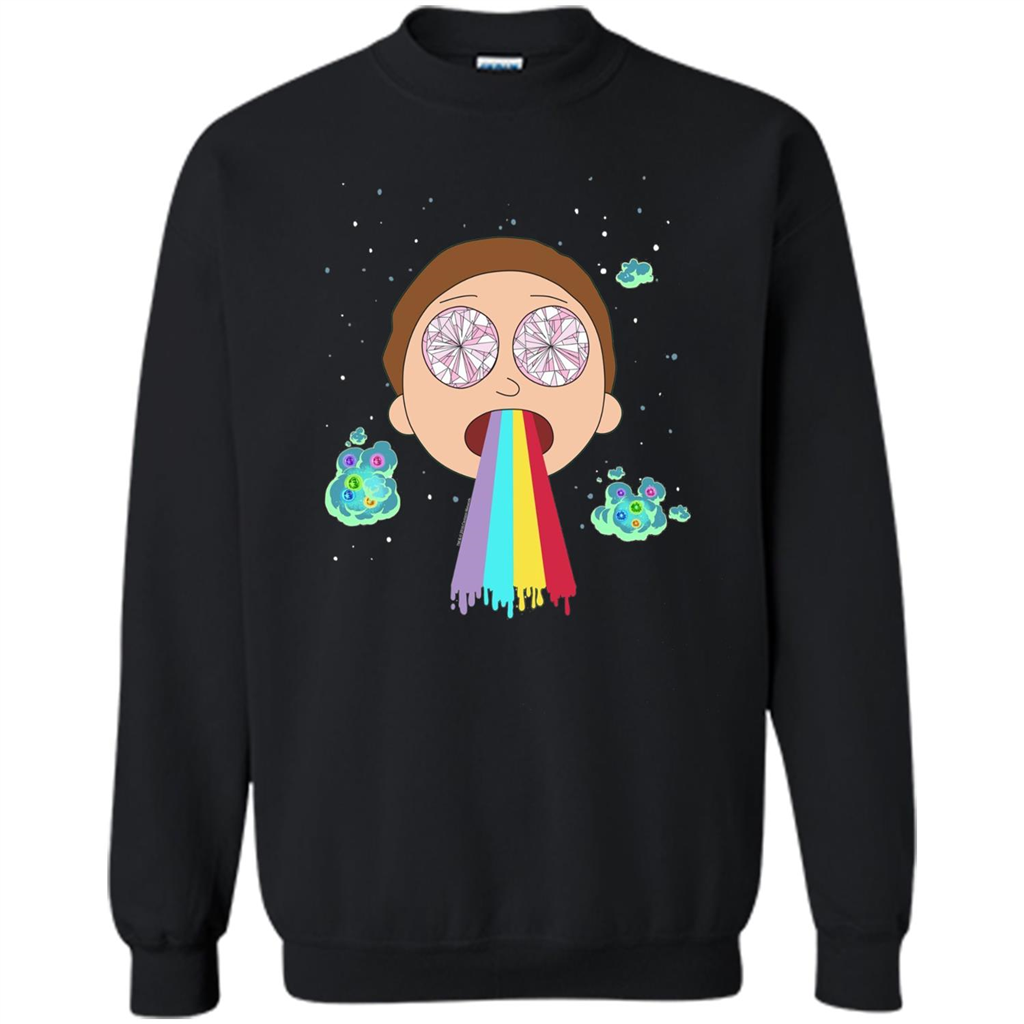 Cartoon Lovers T-shirt Space Morty Black