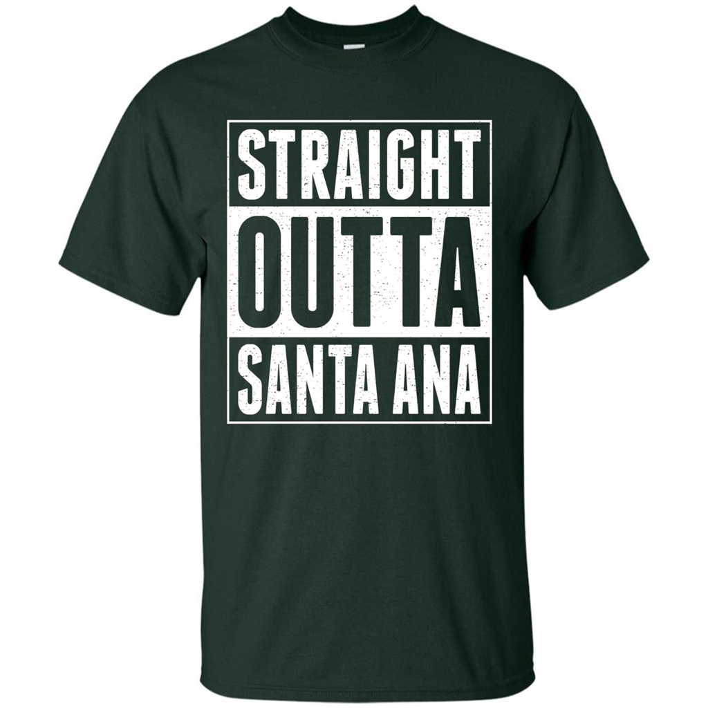 Straight Outta Santa Ana T-shirt Forest Green