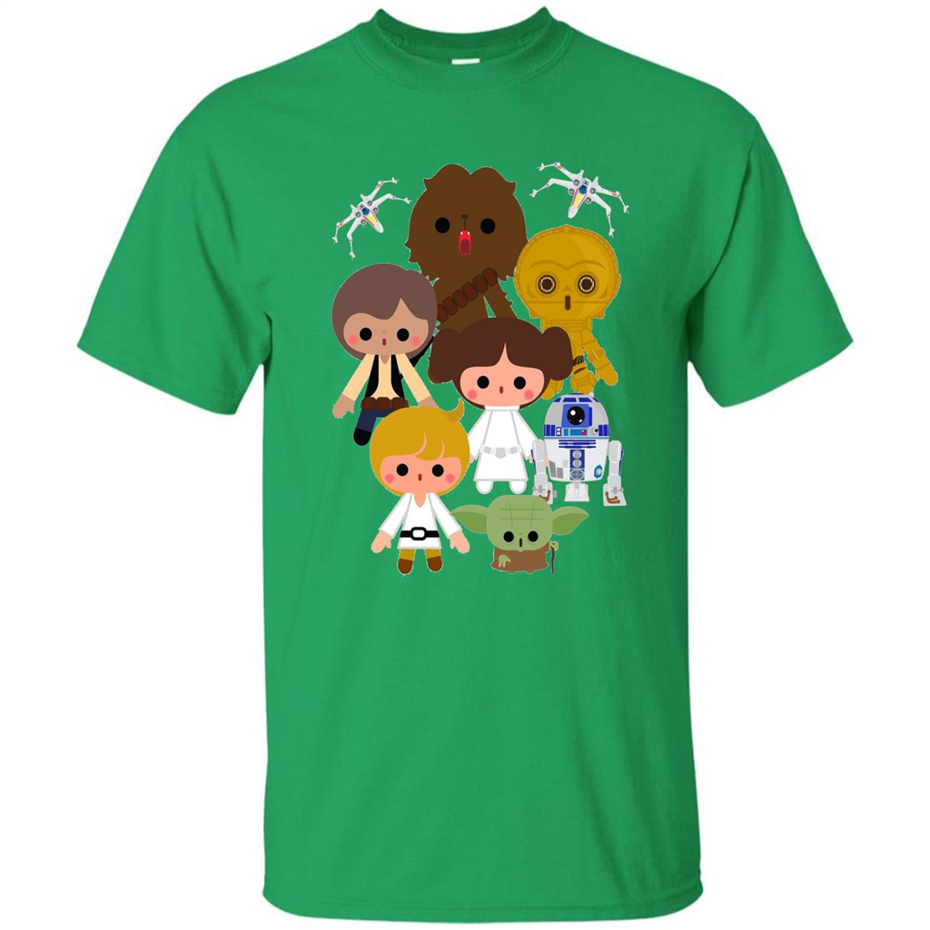 Movies T-shirt Cute Kawaii Style Heroes Premium Graphic T-Shirt Irish Green
